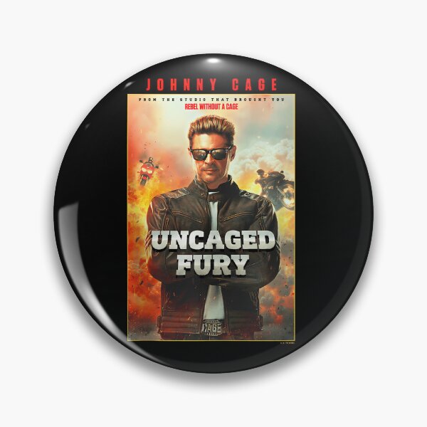 Item preview, Mortal Kombat 2 Johnny Cage Uncaged Fury Action Movie designed and sold by ResurgenceL.