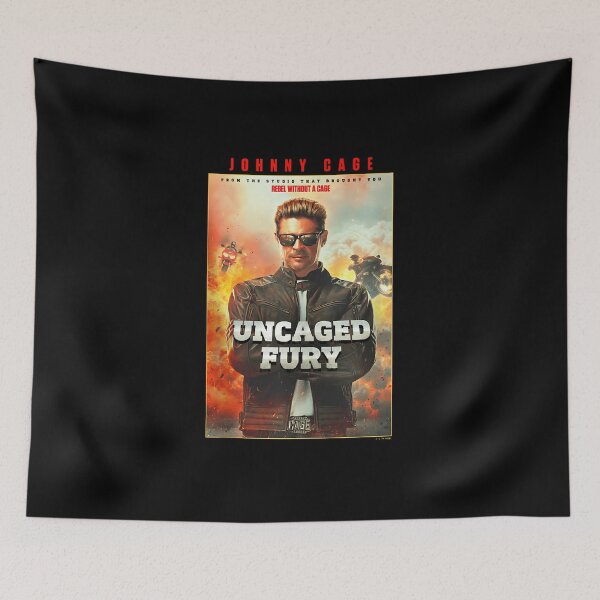 Item preview, Mortal Kombat 2 Johnny Cage Uncaged Fury Action Movie designed and sold by ResurgenceL.
