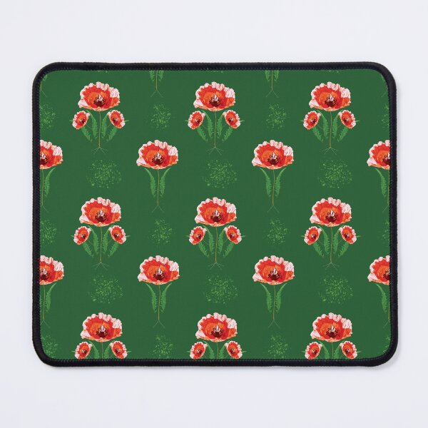 Item preview, Summer Poppy Field Wallpaper designed and sold by studiodrchicken.