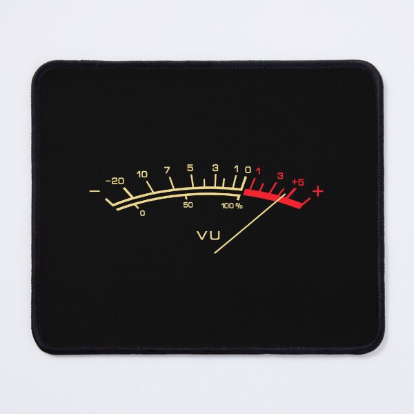 Item preview, Vintage VU Meter Audio Design for Sound Engineer Music Producer designed and sold by w1ckerman.