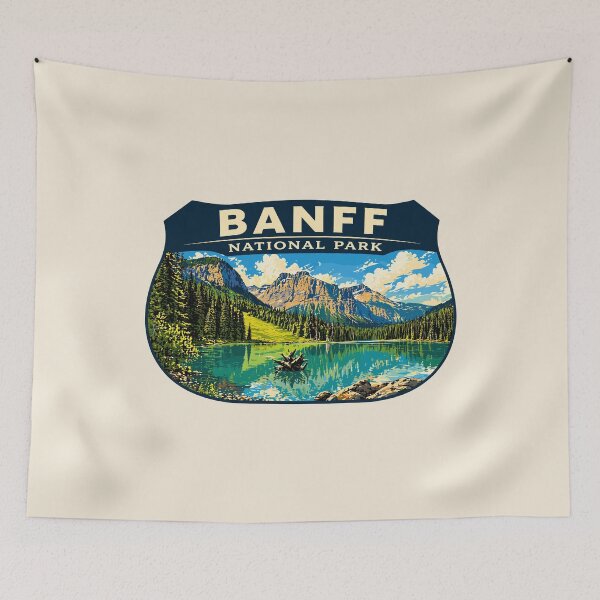 Item preview, Banff National Park Canada Mountain Nature Design designed and sold by Gideon Emmerich.