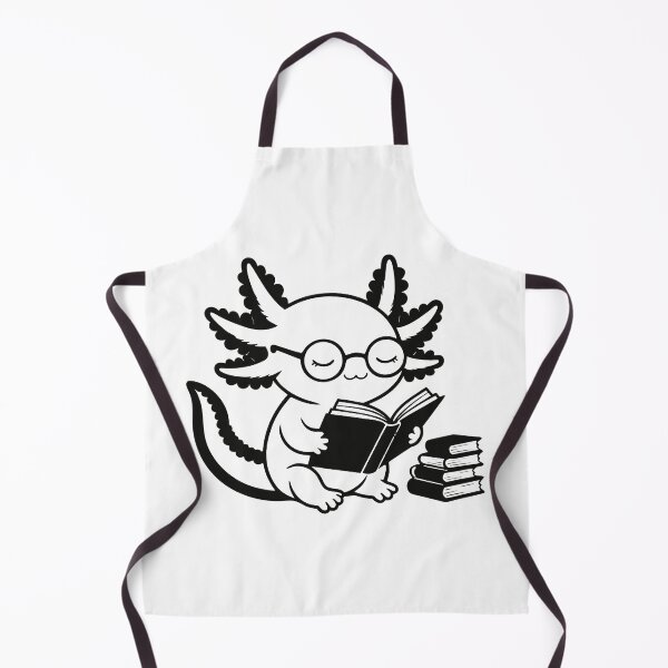 Item preview, Cute Kawaii Axolotl Book Lover Reading Glasses Bookish Sticker designed and sold by CutRootCo.