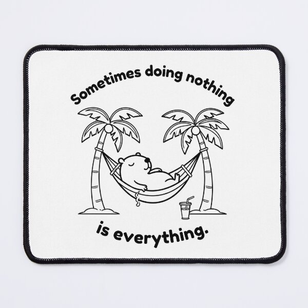 Item preview, Doing Nothing Capybara – Simple Mindfulness Design designed and sold by PAPIRO SIGLO XXI.