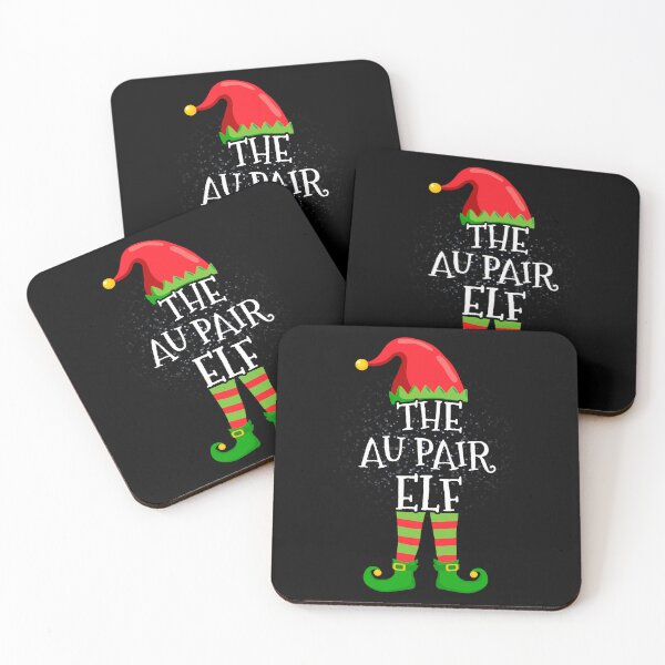 Item preview, AU PAIR Elf Family Matching Christmas Group designed and sold by CosmoKitsch.