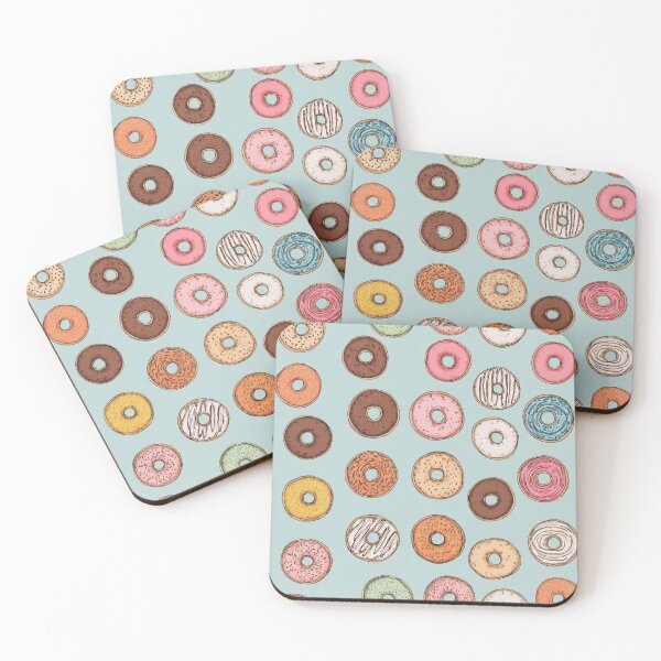 Item preview, Colorful Frosted Donut Pattern Sweet Treat Design designed and sold by NicolasGlowArt.