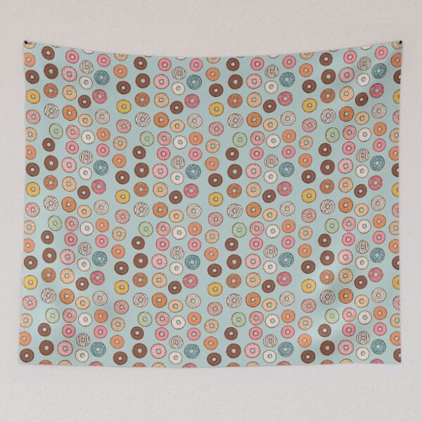 Item preview, Colorful Frosted Donut Pattern Sweet Treat Design designed and sold by NicolasGlowArt.