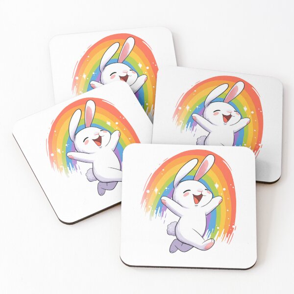 Item preview, Funny Rabbit Meme Humor Collection – Chill Rainbow Bunny Cute Meme Rabbit Cartoon designed and sold by MiraLumeStudio.