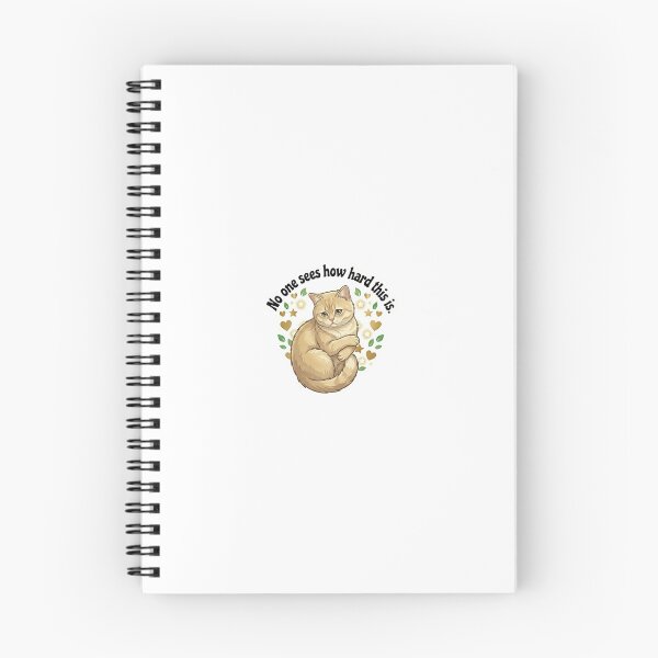 Item preview, No one sees how hard this cat sticker designed and sold by wildbest.