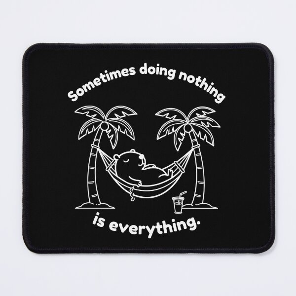 Item preview, Doing Nothing Capybara – Simple Mindfulness Design designed and sold by PAPIRO SIGLO XXI.