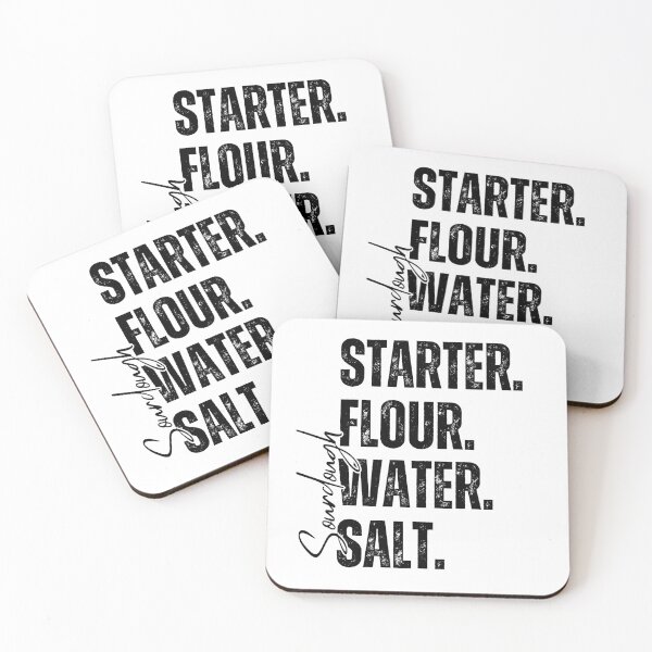 Item preview, Starter Flour Water Salt | Sourdough Recipe Aesthetic designed and sold by bruise+blush.