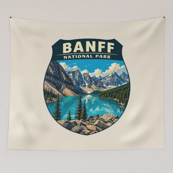 Item preview, Banff National Park Canada Mountain Nature Design designed and sold by Gideon Emmerich.