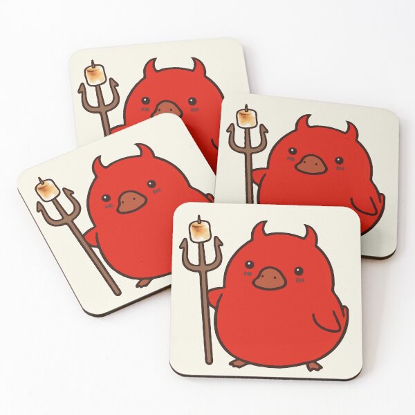 Item preview, Toasted Marshmallow Red Devil Duck designed and sold by Gkinoki.