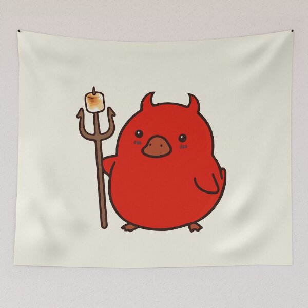 Item preview, Toasted Marshmallow Red Devil Duck designed and sold by Gkinoki.