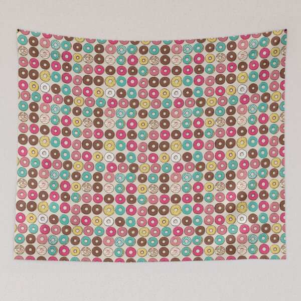 Item preview, Colorful Donut Pattern Sweet Treat Foodie Lover designed and sold by NicolasGlowArt.