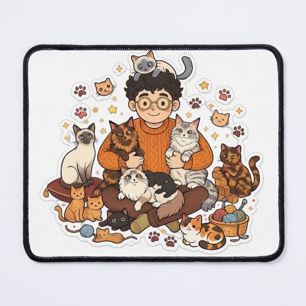 Item preview, The Little Guardian of Cats designed and sold by Opps-diseño.