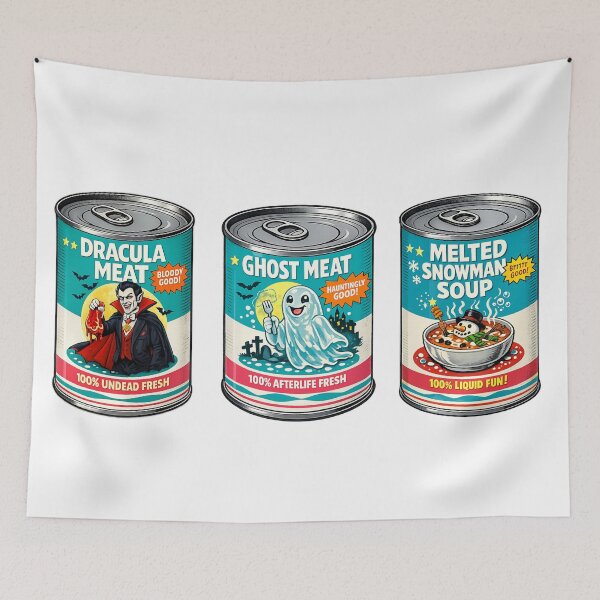 Item preview, Haunted Pop Cans making the best dinner options ever made. designed and sold by Gunnar Hermansen.