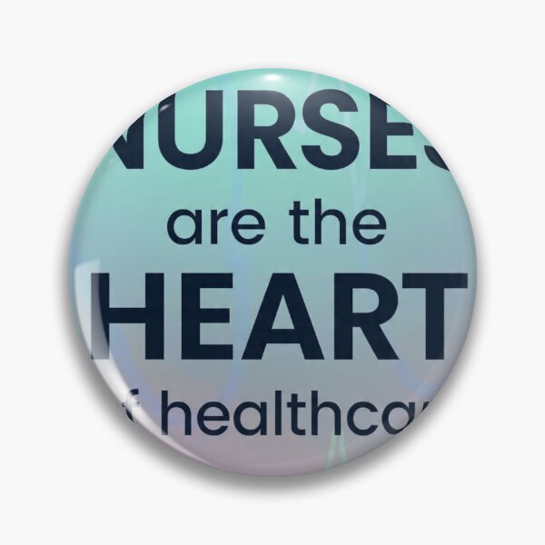 Item preview, `Nurses Are The Heart Of Healthcare - Colorful Nurse Quote Design` designed and sold by Petringo.