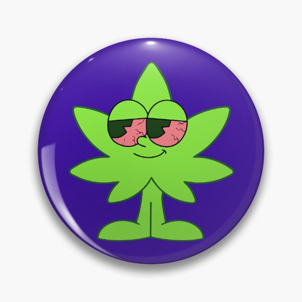 Item preview, High As Leaf - Cute High Weed leaf illustration designed and sold by Cannaxes Studio.