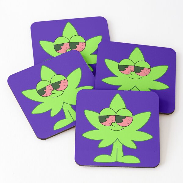 Item preview, High As Leaf - Cute High Weed leaf illustration designed and sold by Cannaxes Studio.