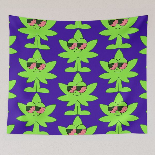 Item preview, High As Leaf - Cute High Weed leaf illustration designed and sold by Cannaxes Studio.