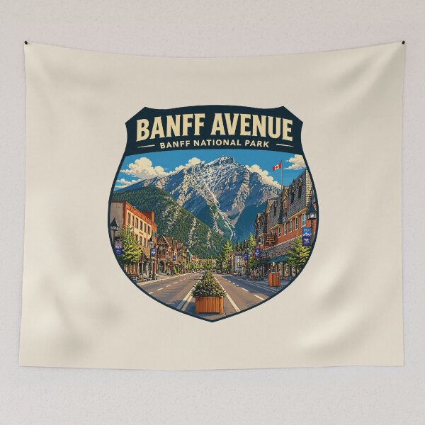 Item preview, Banff National Park Canada Mountain Nature Design designed and sold by Gideon Emmerich.