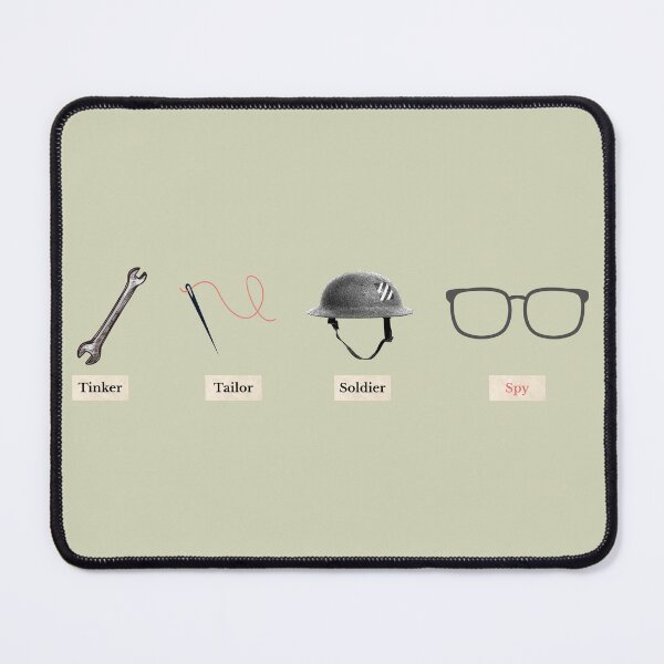 Item preview, Tinker Tailor Soldier Spy - Vintage Spy Fiction Fan Art designed and sold by goldenbrown09.