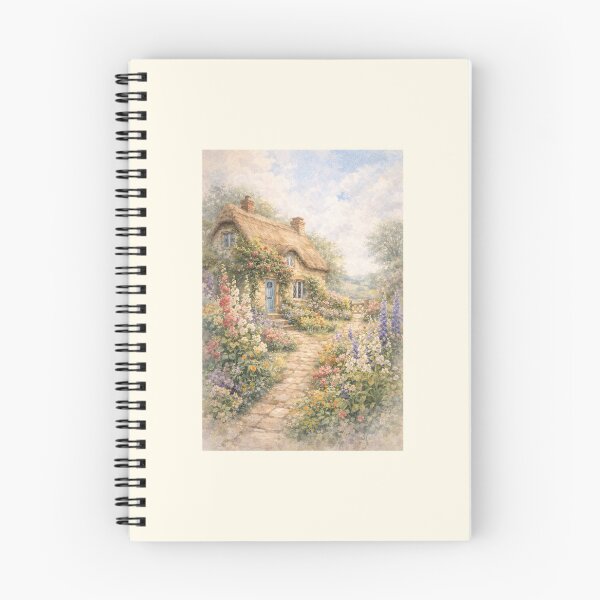 Item preview, An English Cottage Garden in Spring designed and sold by Novel Works Studio.