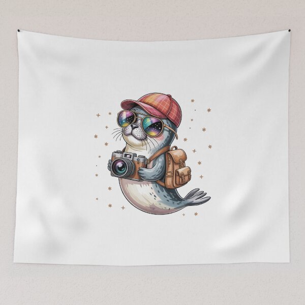 Item preview, Trendy Seal with Camera designed and sold by jkrphoto.