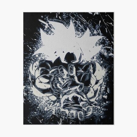 Goku Mastered Ultra Instinct Art Board Print