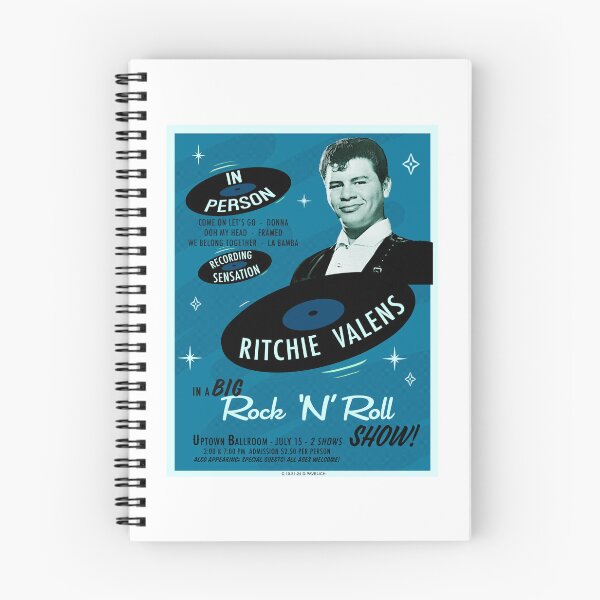 Item preview, Ritchie Valens In Person Blue designed and sold by Normbot2000.