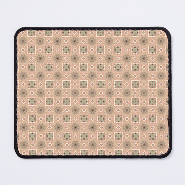 Item preview, Warm Geometric Floral Tile Pattern designed and sold by MegaNovaArt.