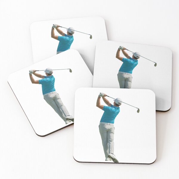 Item preview, Dynamic golfer captures the perfect swing during an early morning tournament designed and sold by MiraCleAI.