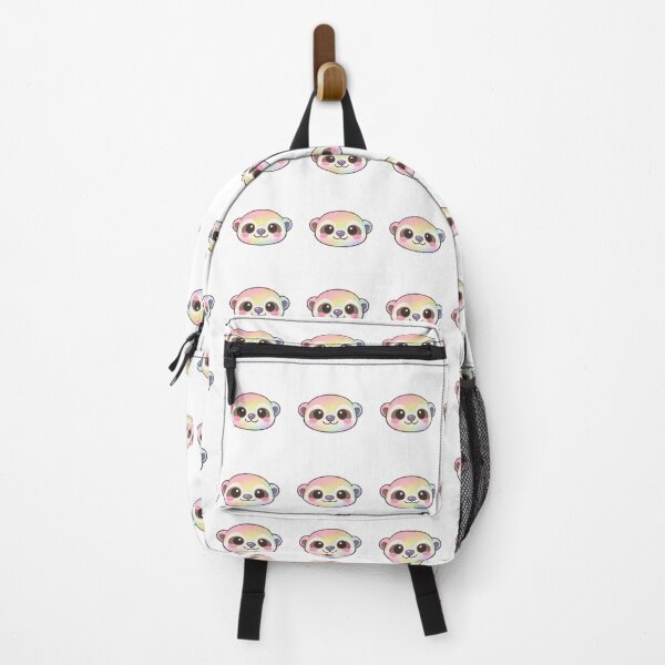 Item preview, Rainbow Pastel Kawaii Cute Chibi Animal Face designed and sold by Owcomm.