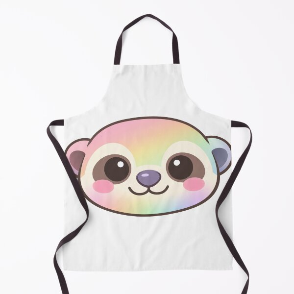 Item preview, Rainbow Pastel Kawaii Cute Chibi Animal Face designed and sold by Owcomm.