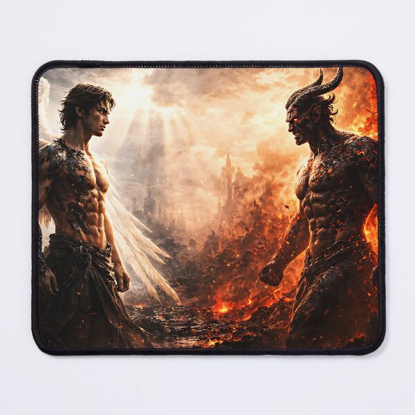 Item preview, Heaven vs Hell Final Confrontation – Angel and Demon Battle designed and sold by thor81pl.