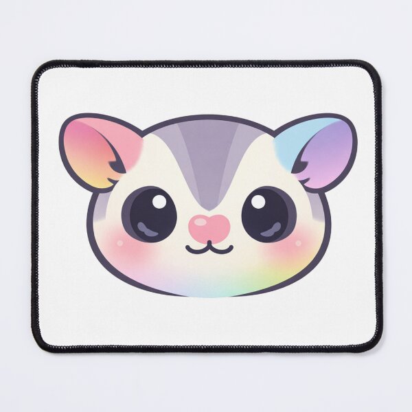 Item preview, Kawaii Rainbow Sugar Glider Face Cute Pastel designed and sold by Owcomm.