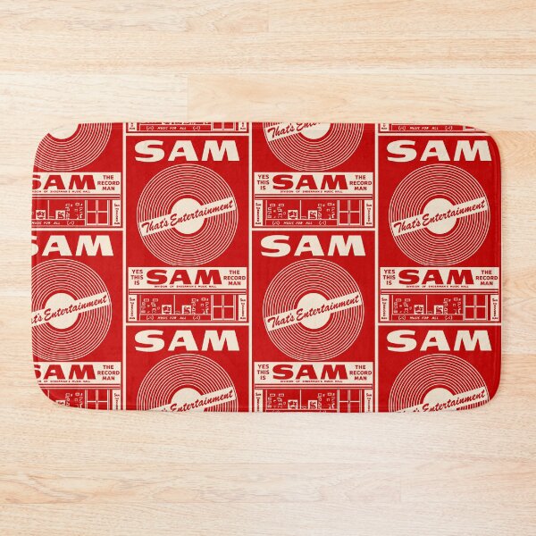 Item preview, Vintage Record Store Poster SAM That’s Entertainment Retro Music Design designed and sold by PIXEL POP DESIGNS - Beyond the Norm!.