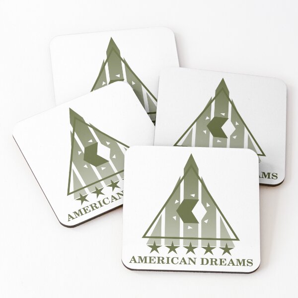 Item preview, American Dreams Military Style Emblem designed and sold by AtaraxiaCabin.