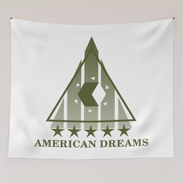 Item preview, American Dreams Military Style Emblem designed and sold by AtaraxiaCabin.