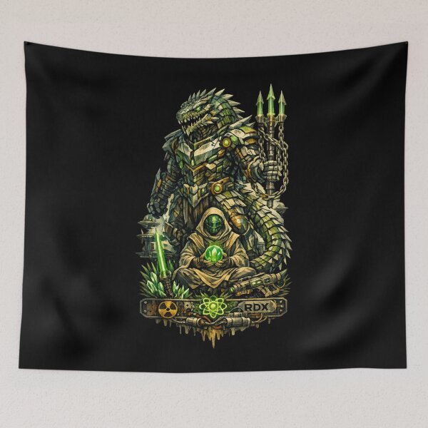 Item preview, Emerald Warden – Mystic Dragon Guardian designed and sold by SidTastic .
