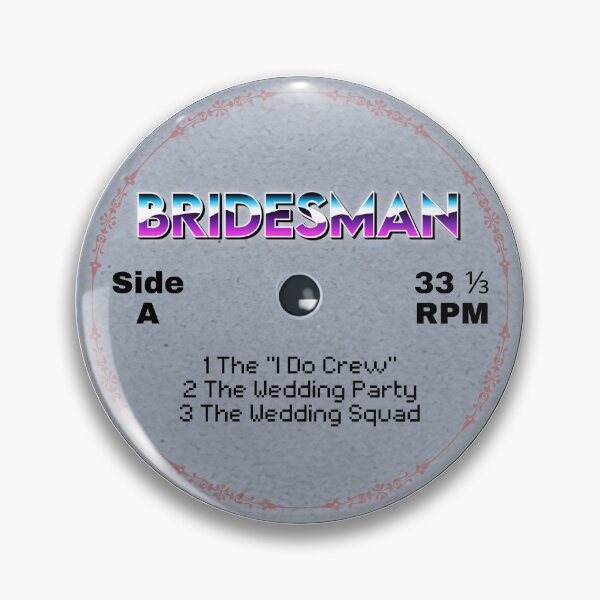 Item preview, Bridesman Shirt – Vinyl Record Wedding Tee – Wedding Party Gift for Bridesman designed and sold by MusicFanTees.