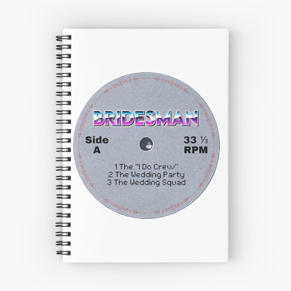 Item preview, Bridesman Shirt – Vinyl Record Wedding Tee – Wedding Party Gift for Bridesman designed and sold by MusicFanTees.