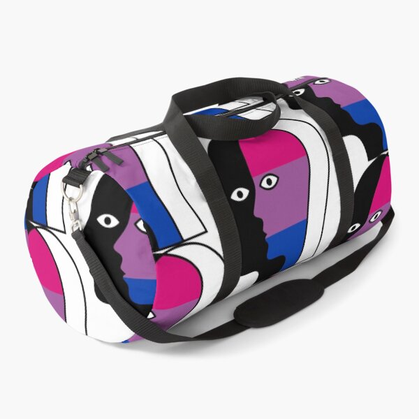 Item preview, Overlapping Faces Bisexual Pride Flag - Silhouette Profile Art designed and sold by Cannaxes Studio.