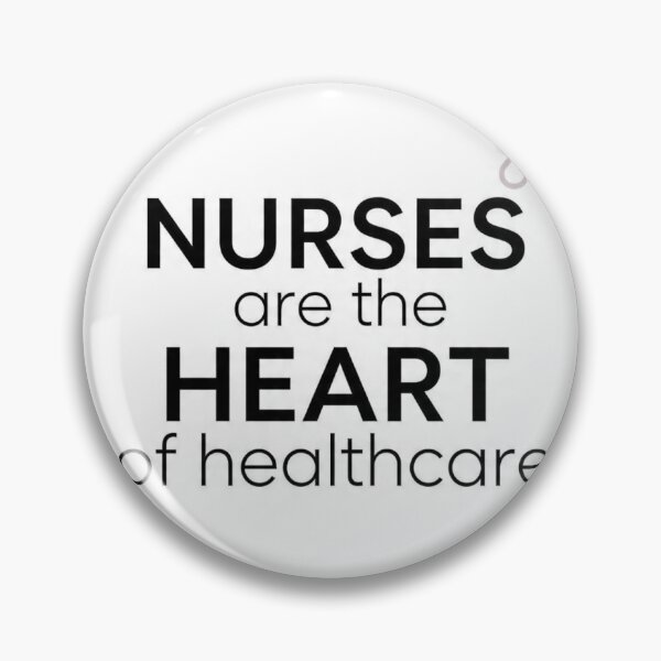 Item preview, `Nurses Are The Heart Of Healthcare - Pastel Nurse Quote Design` designed and sold by Petringo.
