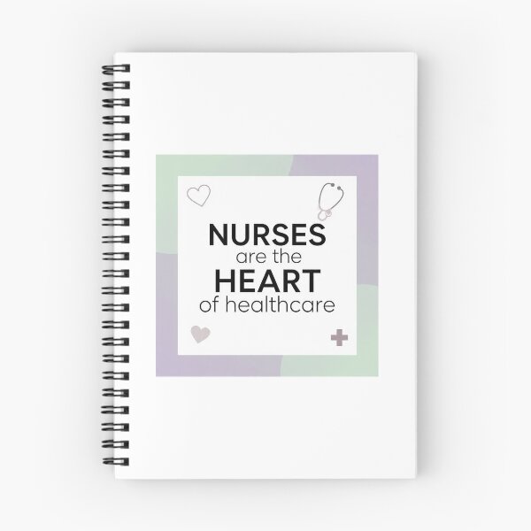 Item preview, `Nurses Are The Heart Of Healthcare - Pastel Nurse Quote Design` designed and sold by Petringo.