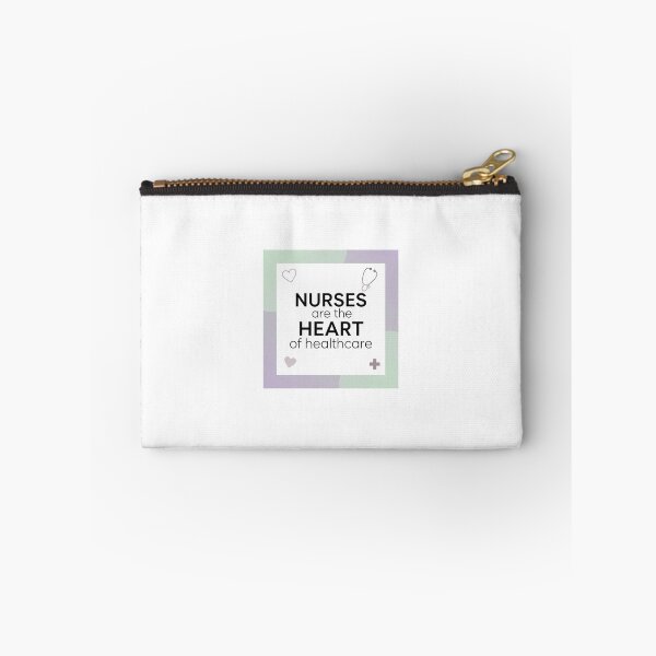 Item preview, `Nurses Are The Heart Of Healthcare - Pastel Nurse Quote Design` designed and sold by Petringo.