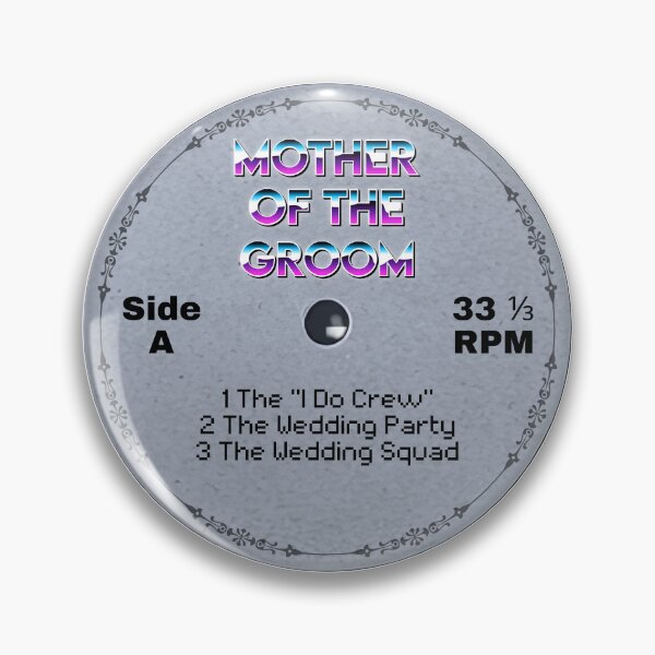 Item preview, Mother of the Groom Shirt – Wedding Gift for Mom – Vinyl Record Style Wedding Tee designed and sold by MusicFanTees.