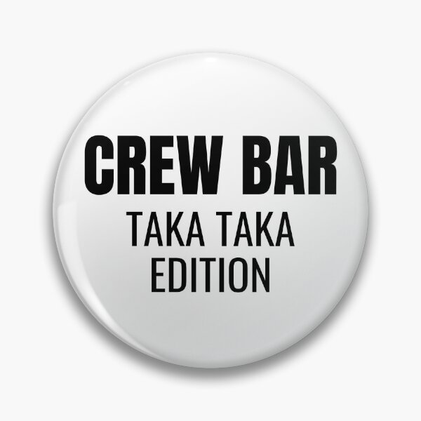 Item preview, Crew Bar Taka Taka Edition (Black) designed and sold by ShipCrewNation.