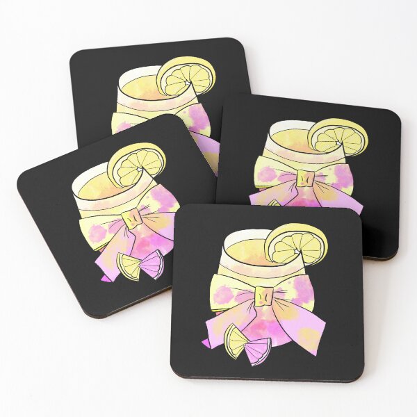 Item preview, Pink Summer Lemonade Bow - Black designed and sold by FoxfireStardust.