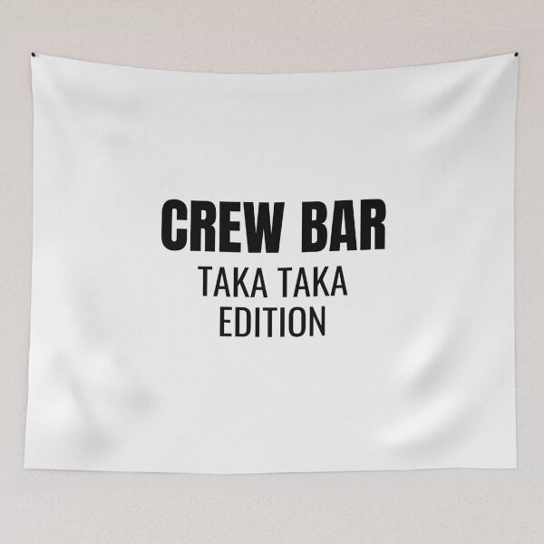 Item preview, Crew Bar Taka Taka Edition (Black) designed and sold by ShipCrewNation.